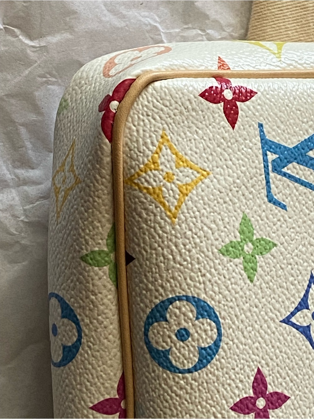 Authentic new LV X TM Monogram Multicolor Pochette Accessories White - Picture 2 of 14